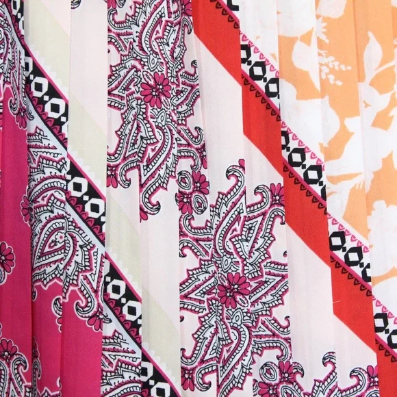 Chico's Long Maxi Skirt Long Skirt sz 0 Small Women Colorful Spring print - Picture 5 of 9